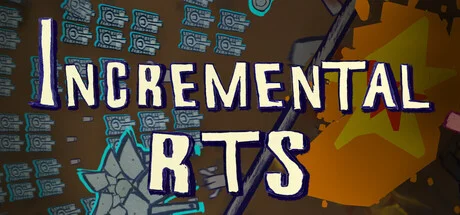 Incremental RTS official Steam store header with hand-drawn logotype and blueprint doodles